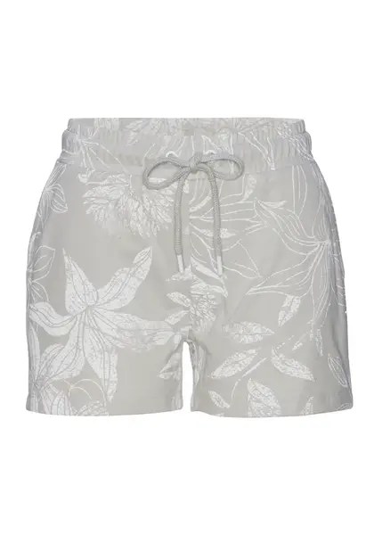 LASCANA Pyžamové nohavice  svetlosivá / biela