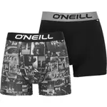 O'Neill BOXER HERITAGE COLLAGE 2-PACK Pánske boxerky, čierna, veľkosť