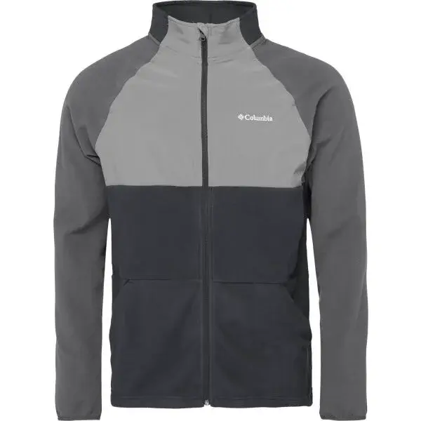 Columbia VITAL VALLEY LW FLEECE Pánska flísová mikina, čierna, veľkosť