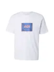 JACK & JONES Tričko 'JJRAIN'  modrá / červená / biela