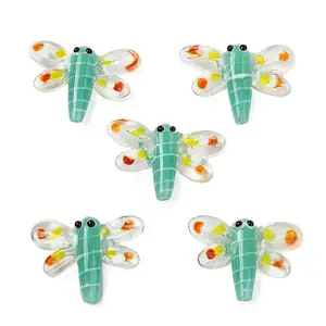 5Pcs Autumn Theme Handmade Lampwork Beads