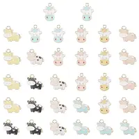 Light Gold Plated Alloy Pendants