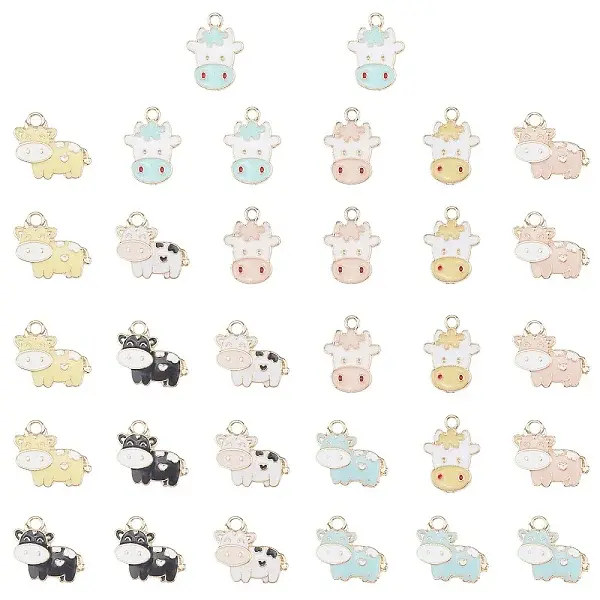 Light Gold Plated Alloy Pendants