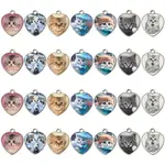 28Pcs 7 Colors Alloy Pendants