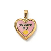 304 Stainless Steel Locket Pendants