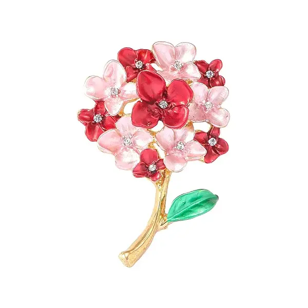 Hydrangea Enamel Pins