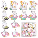 20Pcs 4 Style Cartoon Alloy Enamel Pendants