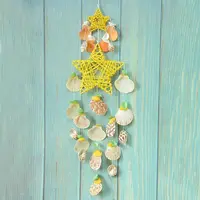 Cotton Cord Wrapped Wood Wind Chimes