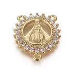 Brass Cubic Zirconia Chandelier Component Links