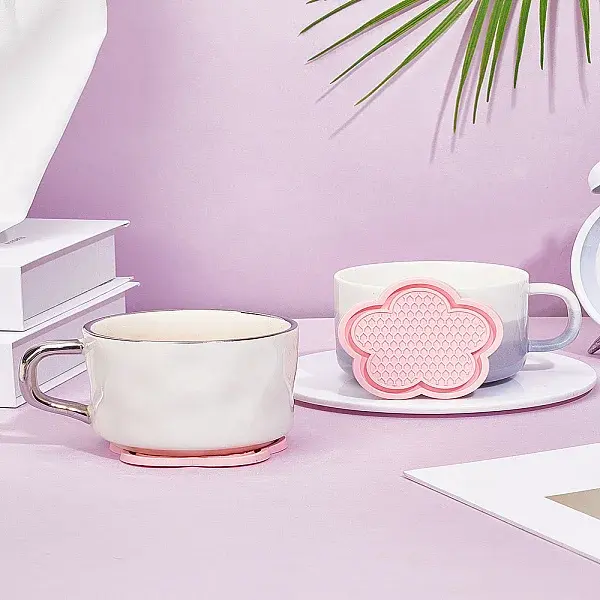 2Pcs PVC Coaster