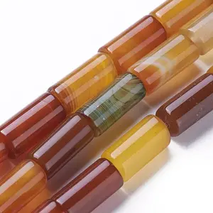 Natural Dyed Agate Beads Strands