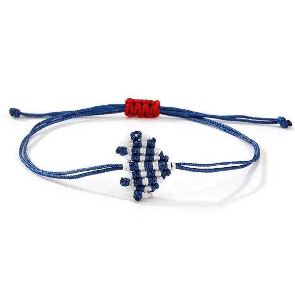 Adjustable Braided Polyester Cord Bracelets for Friendship and Couple
