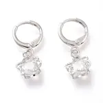 Brass Huggie Hoop Earrings