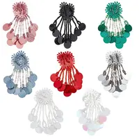PVC Plastic Paillette Artificial Flower Ornament Accessories