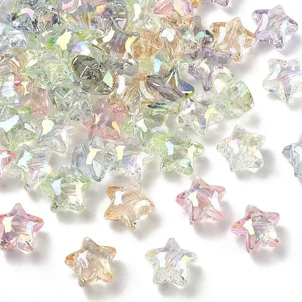 UV Plating Transparent Acrylic Beads