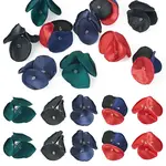 20Pcs 5 Style Silk Artificial Rose Flower Pendant