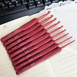 9Pcs Aluminum Diverse Size Crochet Hooks Set
