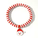 Christmas 304 Stainless Steel Enamel Charm Bracelets