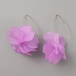 Acrylic Flower Dangle Earrings