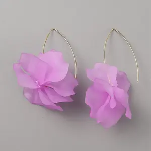 Acrylic Flower Dangle Earrings