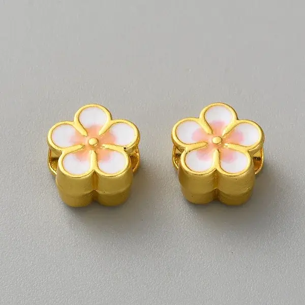 Alloy Enamel European Beads