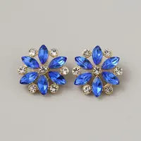 Flower Sew on Rhinestone