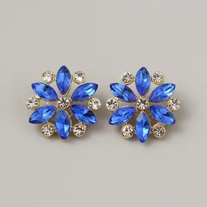 Flower Sew on Rhinestone