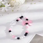 1Pc Valentine's Day Acrylic Beaded Mobile Straps for Women