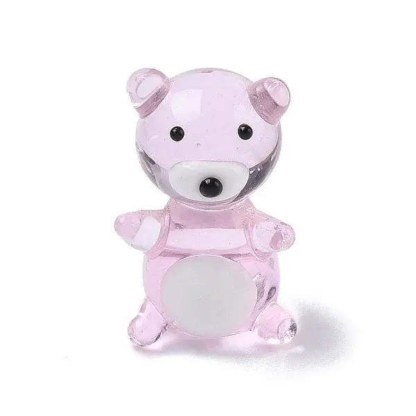 Handmade Lampwork Bear Display Decorations