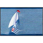 wash+dry DVEŘNÍ ROHOŽKA, 50/75 cm, modrá