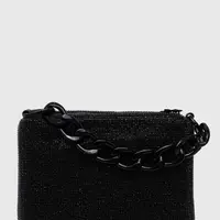 Kabelka Patrizia Pepe černá barva