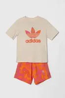 Dětská souprava adidas Originals růžová barva