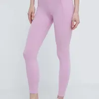 Tréninkové legíny Reebok LUX COLLECTION růžová barva, hladké, 100076173