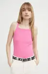 Bavlněný top BA&SH CARMEN růžová barva, 1E24CARM