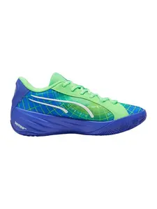 PUMA Športová obuv 'All-Pro NITRO Marcus Smart'  modrá / zelená / limetová