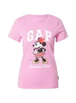 GAP Tričko  ružová / červená / biela