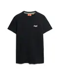 Superdry & Co Tričko 'Essential'  čierna / biela