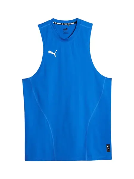 PUMA Funkčné tričko 'Hoops Team'  modrá / biela