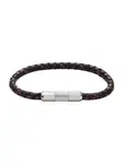 FOSSIL Náramok 'KNOX'  čierna / strieborná