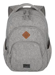 Batoh na notebook Travelite Basics Backpack Melange Light grey