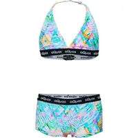 AQUOS BONA Dievčenské športové dvojdielne plavky, mix, veľkosť 128-134