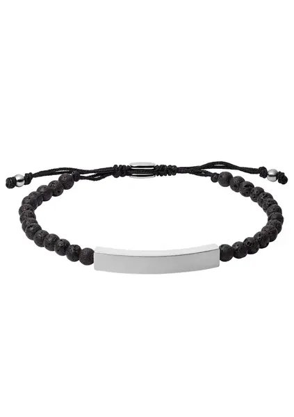 FOSSIL Náramok  čierna / strieborná