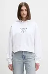 Guess Jeans mikina s kapucňou dámska bavlnená
