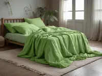 Mušelínové obliečky MUSSARI svetlozelené Rozmer obliečky: 70 x 90 cm | 140 x 200 cm