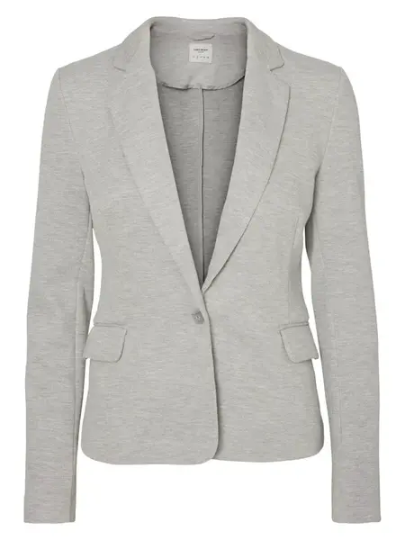 VERO MODA Blejzer 'Julia'  sivá melírovaná