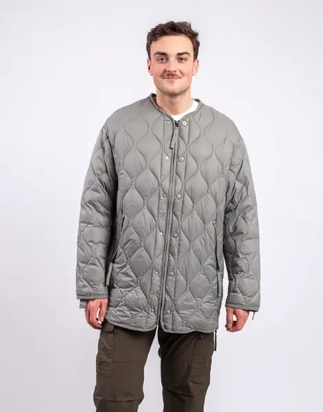 Taion Unisex Military M65 Liner W-Zip Down Jacket D.SAGE GREEN M