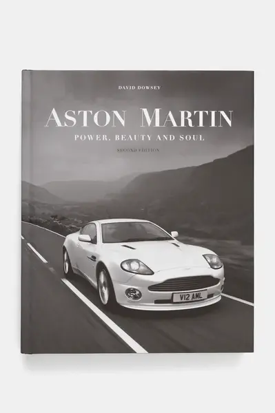 Knížka home & lifestyle Aston Martin by David Dowsey, English černá barva