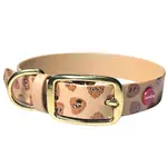 Reedog obojek béžový Hovínka Biothane - XL