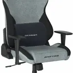 Herní židle DXRacer DRIFTING šedo-černá, látková