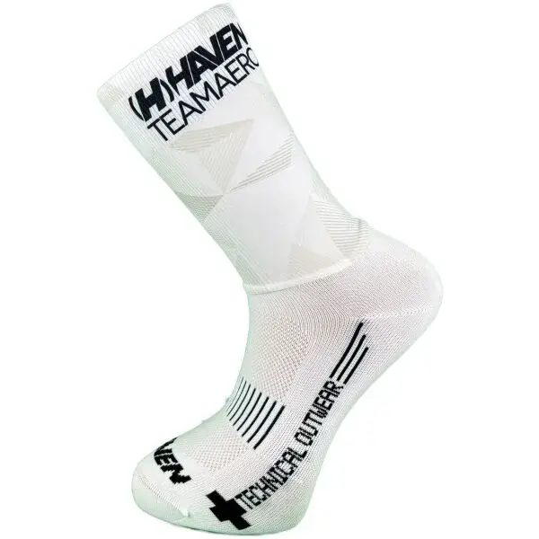 HAVEN AERO Aerodynamické ponožky, bílá, velikost